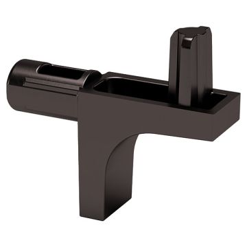 Shelf Support K-Line with 2 x Ø5 mm Pin Black Nickel