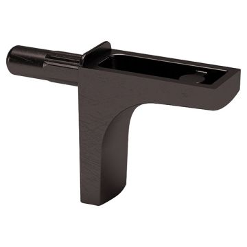 Shelf Support K-Line with Ø3 mm Pin Black Nickel