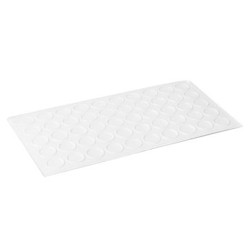 Adhesive Bumpers Ø10x1.5 Half Round 50-pack