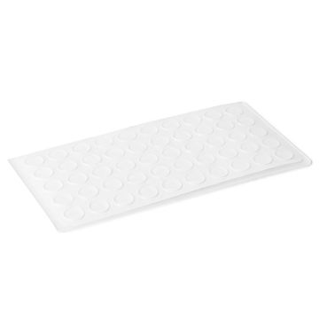 Adhesive Bumpers Ø10x1 Cylindrical 50-pack