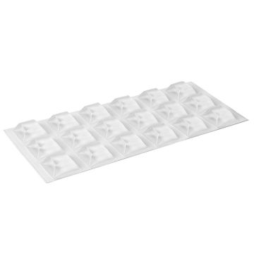 Adhesive Bumpers 20.5x20.5x7.5 Square 18-pack
