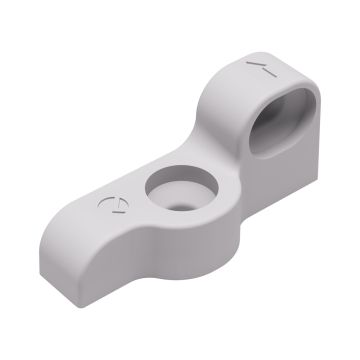 Connecting bracket for drawer bottom with screw holes