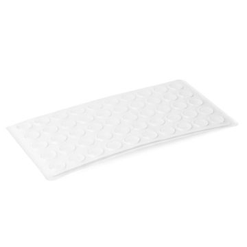 Adhesive Bumpers Ø7x1.5 Half Round 50-pack