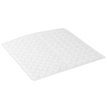 Adhesive Bumpers Ø8x1.8 Half Round 50-pack