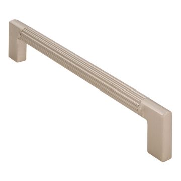 Bar Handle 'Art' Stainless Steel Effect Ribbed