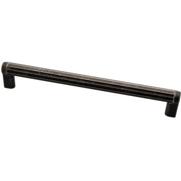 Bar Handle 'Ludvig' Scrap Iron Coloured Ribbed