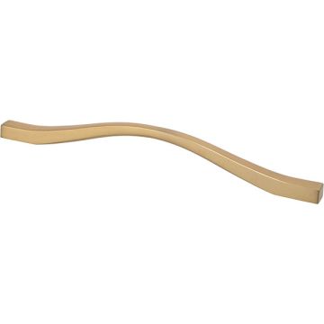Bow Handle "Fluid" Brushed Brass