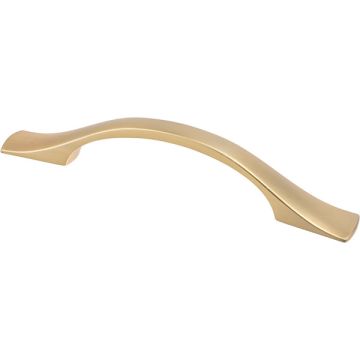 Bow Handle "Pool" Brushed Brass