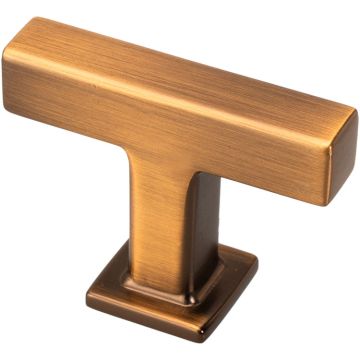 Cabinet Knob 'Beam' Black / Brushed Brass