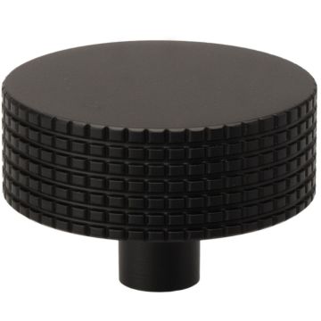 Cabinet Knob 'Check' Black