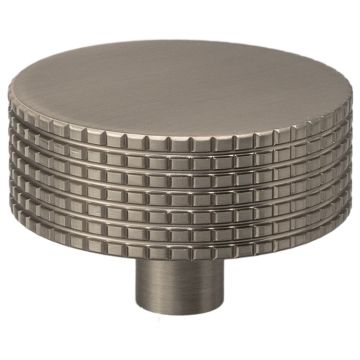 Cabinet Knob 'Check' Stainless Steel Effect