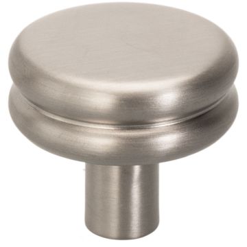 Cabinet Knob 'Double' Stainless Steel Effect