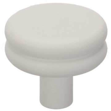 Cabinet Knob 'Double' White