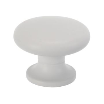 Cabinet Knob "Ferro" White