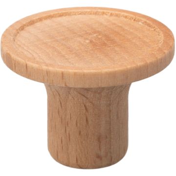 Cabinet Knob 'Forest' Beech Clear Lacquered