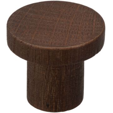 Cabinet Knob 'Grain' Oak Stained and Lacquered