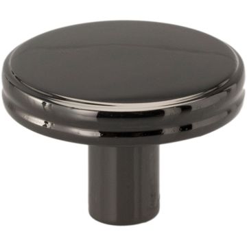 Cabinet Knob 'Mila' Black Chrome