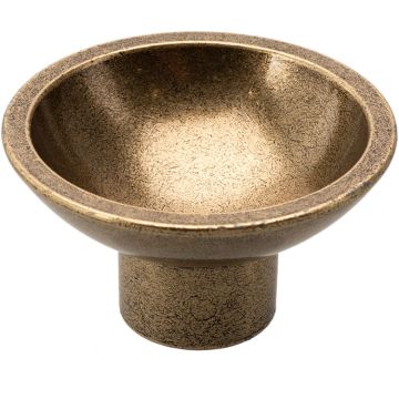 Cabinet Knob 'Tazza' Antique Bronze Finish