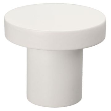 Cabinet Knob 'Zoe' White