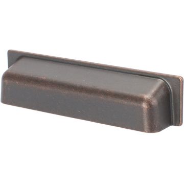 Cup Pull Handle "Abby" Copper Antique