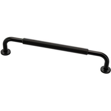 D Handle 'Rill' Black Ribbed