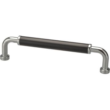 D Handle 'Club' Polished Chrome / Black