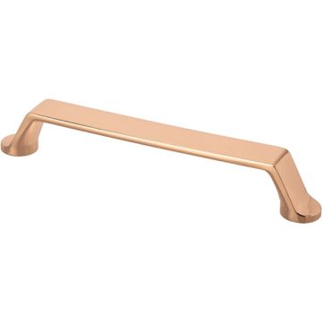 D Handle 'Serif' Polished Copper