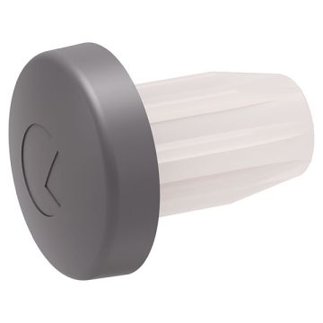 Door Buffer 'Bi-Material' with Ø5 mm Pin Grey