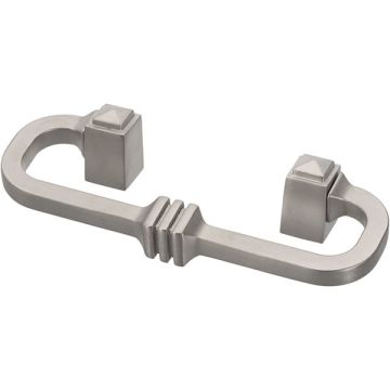 Drop Bar Handle 'Castillo' 120 x 44 Stainless Steel Effect