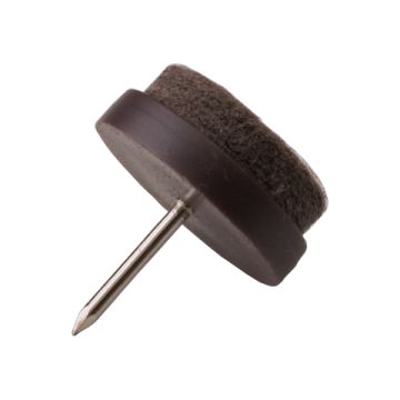 Furniture Felt Glide with Nail Brown