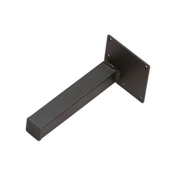 Furniture Leg Square 25x25x150 mm Black