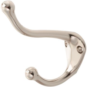 Hook 'Bremm' Polished Nickel