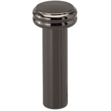 Cabinet Knob / Hook 'Mila' Black Chrome