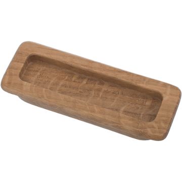 Inset Handle "Pick" Oak Clear Lacquered