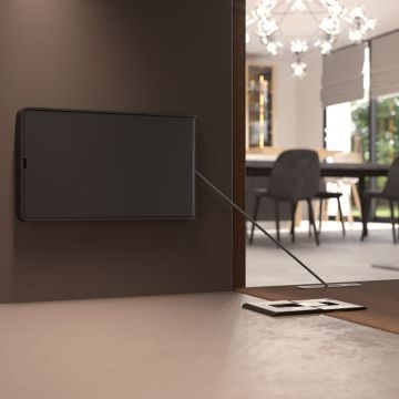 Kiaro Easy Strong Anthracite – opening system for drop-down doors, Set