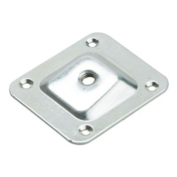 M8 angled plate 66x58 mm 10° steel