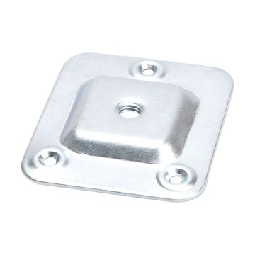 M8 plate 66x58 mm steel