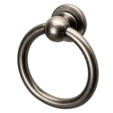 Drop Ring Handle 'Bregenz' Antique Pewter