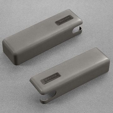 Salice 'Wind' Cover Cap Satin Metal Black