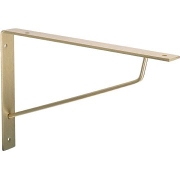 Shelf Bracket 'Spring' Brass