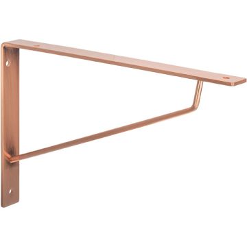 Shelf Bracket 'Spring' Copper