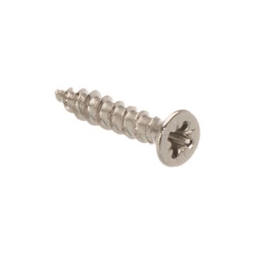 Wood Screw TFX 3,0 x 15 mm Countersunk PZ1 Bright Nickel Plated