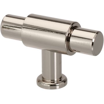 T Cabinet Knob 'Juvel' Polished Nickel