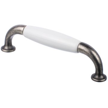 D Handle "Wales" Pewter / Porcelain