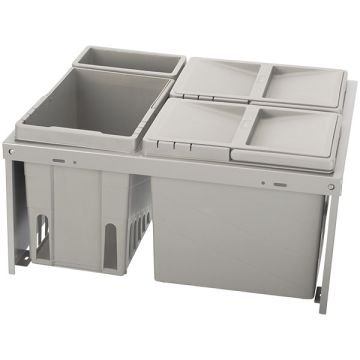 Waste System 'Cargo' M60 for kitchen drawer Gray RAL-7039