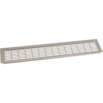 Ventilation Grate 500 x 100 mm Matt Nickel