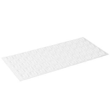 Adhesive Bumpers 10x10x2.5 Square 55-pack