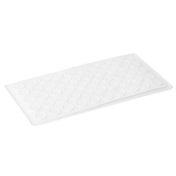 Adhesive Bumpers Ø10x3 Half Round 50-pack