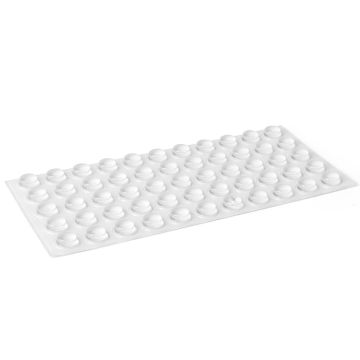 Adhesive Bumpers Ø11.1x5 Half Round 55-pack