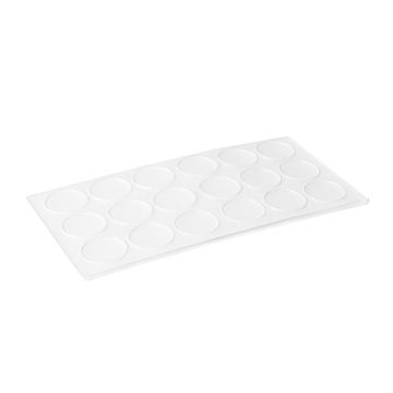 Adhesive Bumpers Ø18x1 Cylindrical 18-pack